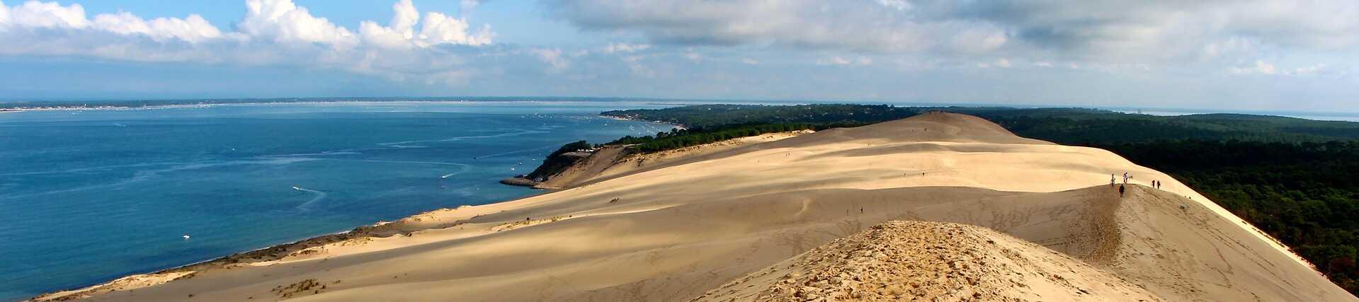 Dune du Pilat (auch Dune du Pyla) in Frankreich, die höchste Sanddüne Europas.