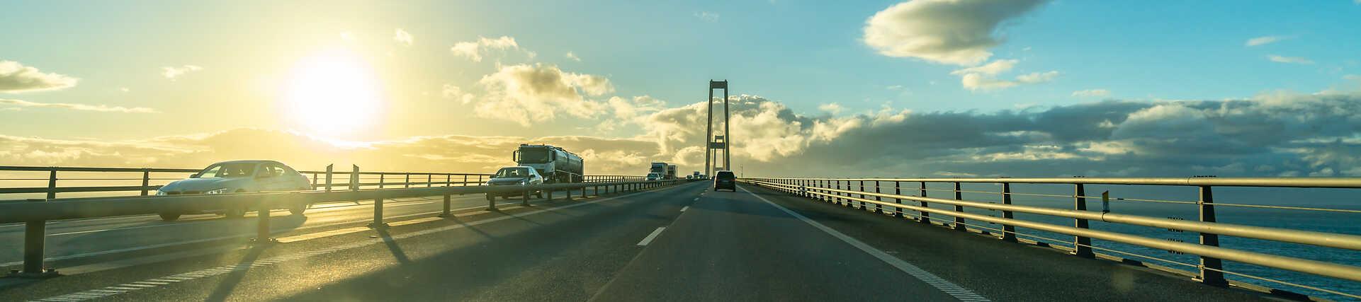 Öresundbrücke: Beeindruckende Verbindung zwischen Kopenhagen (Dänemark) und Malmö (Schweden).