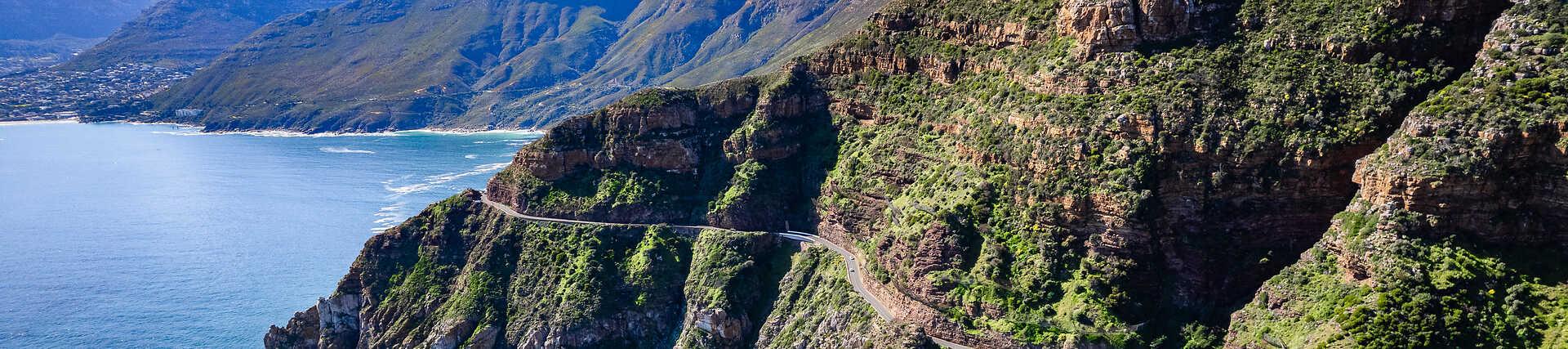 Panoramastraße Cheapman’s Peak Drive in Südafrika.