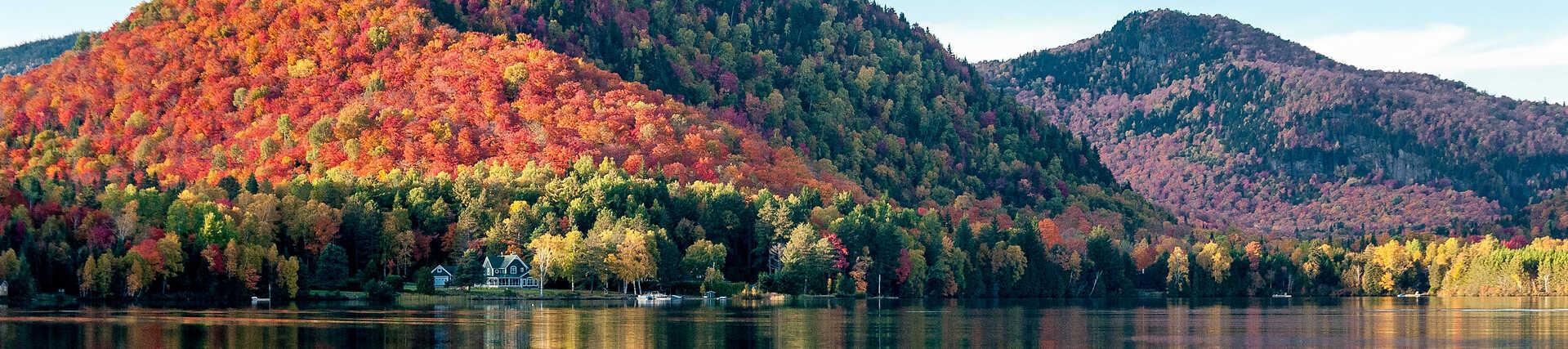 Quebec, Kanada: Historische Altstadt mit Blick auf den Saint-Lorenz-Strom.
