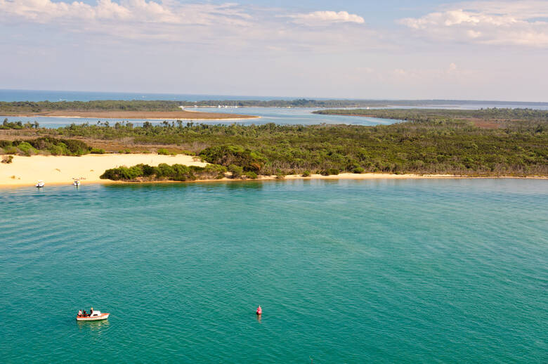 Wasserwege rund um Flannagans Island in Australien