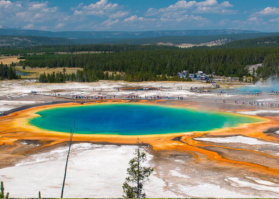 Grand Prismatic Spring im Yellowstone-Nationalpark