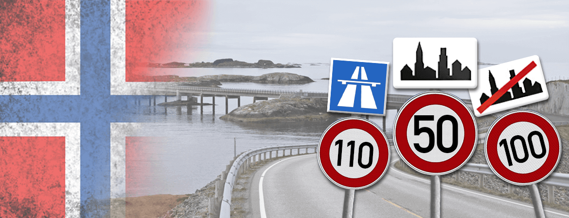 Verkehrsschilder in Norwegen