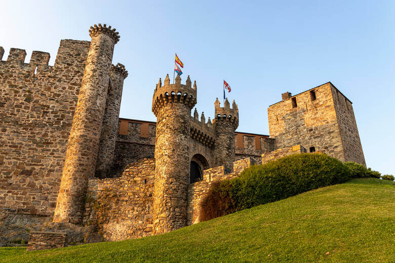 Burg von Ponferrada in Spanien