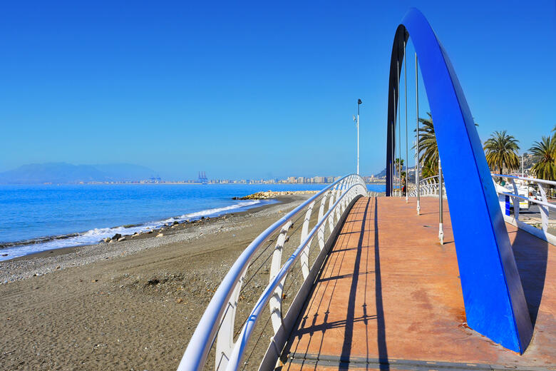 Strand vin Las Acacias in Malaga