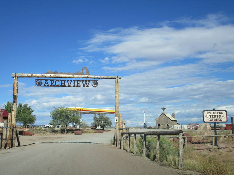 Campingplatz am Arch National Park in den USA