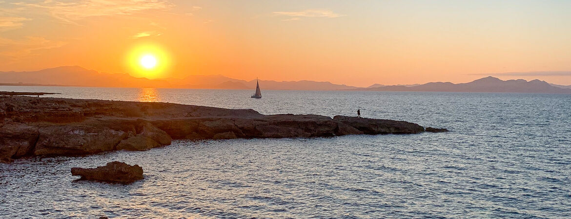 Sonnenuntergang am Meer auf Mallorca