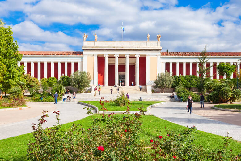 Archäologisches Nationalmuseum in Athen von außen