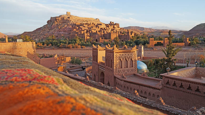 Befestigte Stadt Aït-Ben-Haddou im Atlasgebirge