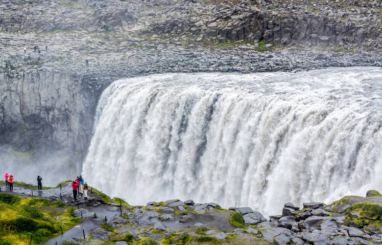 Wasserfall Dettifoss in Island