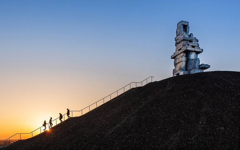 Himmelstreppe auf der Halde Rheinelbe in Gelsenkirchen