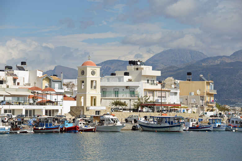 Hafen von Ierapetra auf Kreta, Griechenland