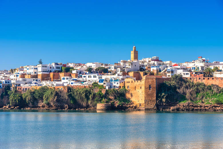 Blick auf die Stadt Rabat in Marokko