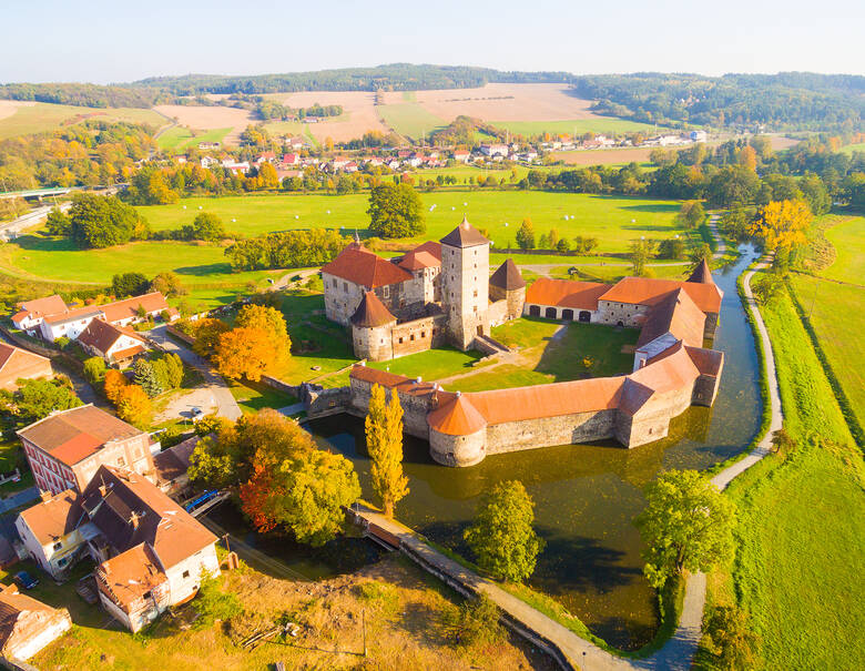 Wasserburg in der Nähe von Tschechien 