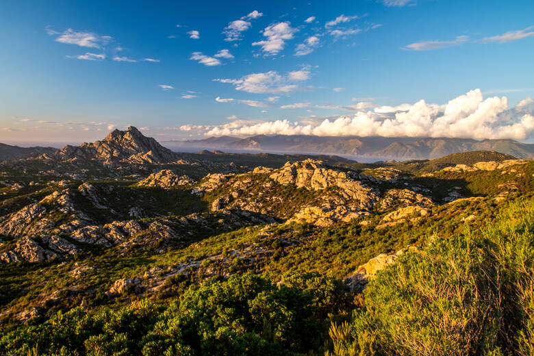 Berglandschaft auf Korsika