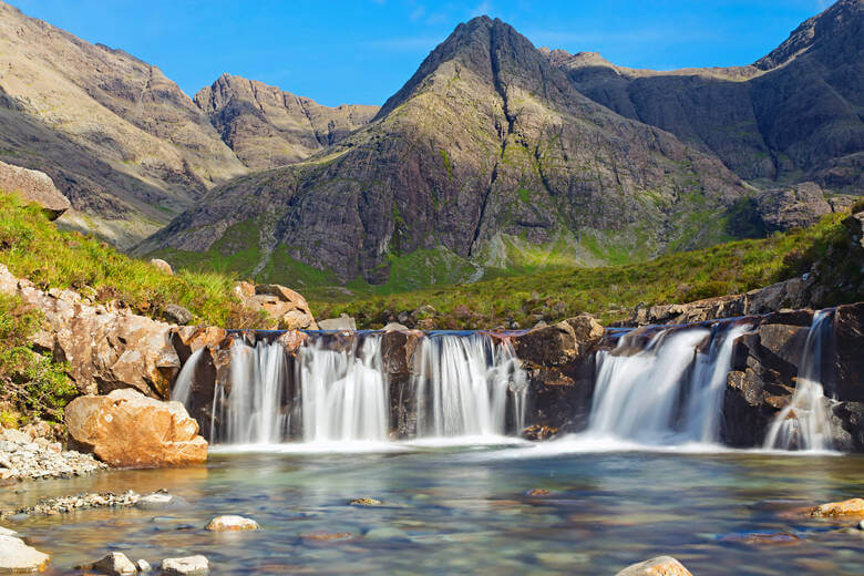 Wasserfälle auf der Isle of Skye