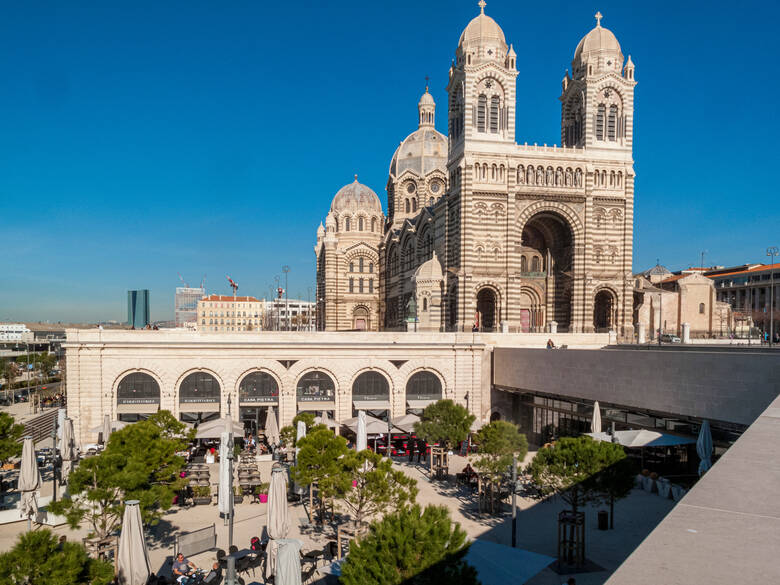 Ansicht der Kathedrale in Marseille