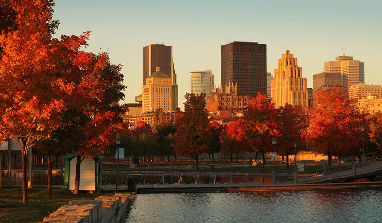 Montréal in Kanada im Herbst