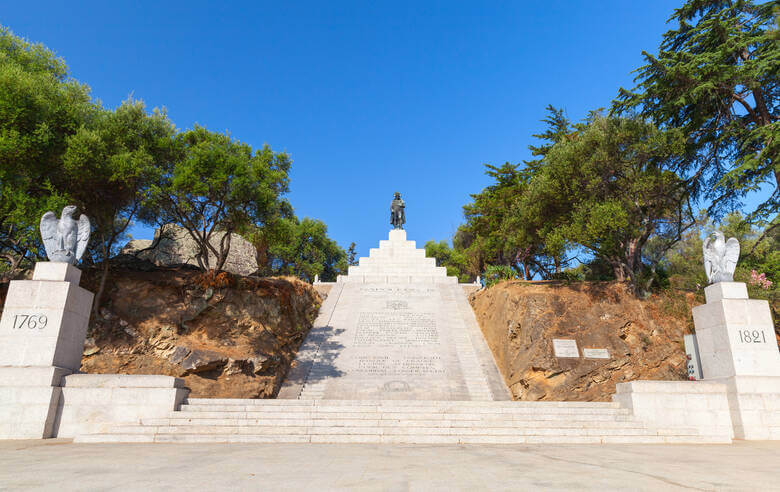 Napoleon-Statue auf Korsika