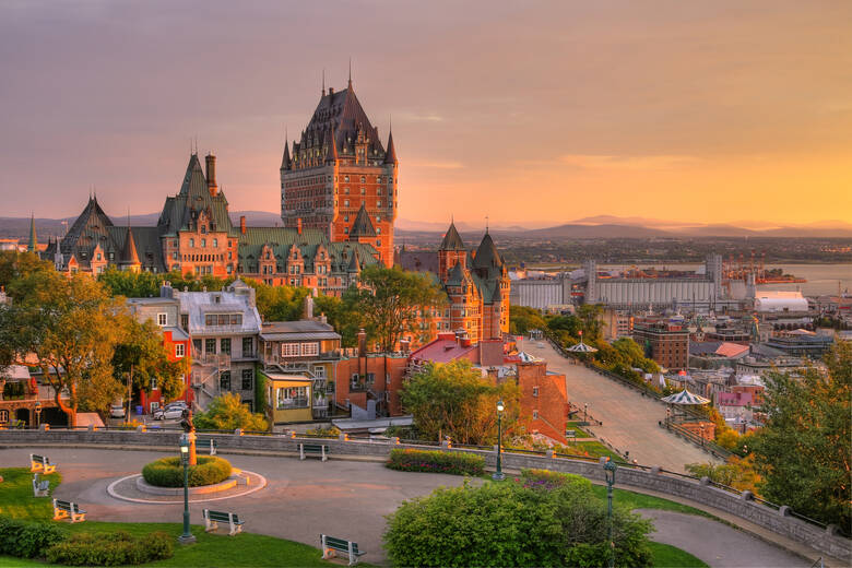 Québec City in den Abendstunden