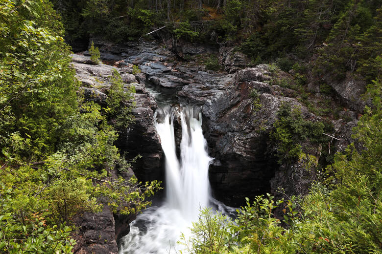 Wasserfall im Osten von Kanada