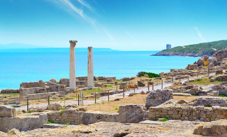 Die Ruinen von Tharros auf Sardinien