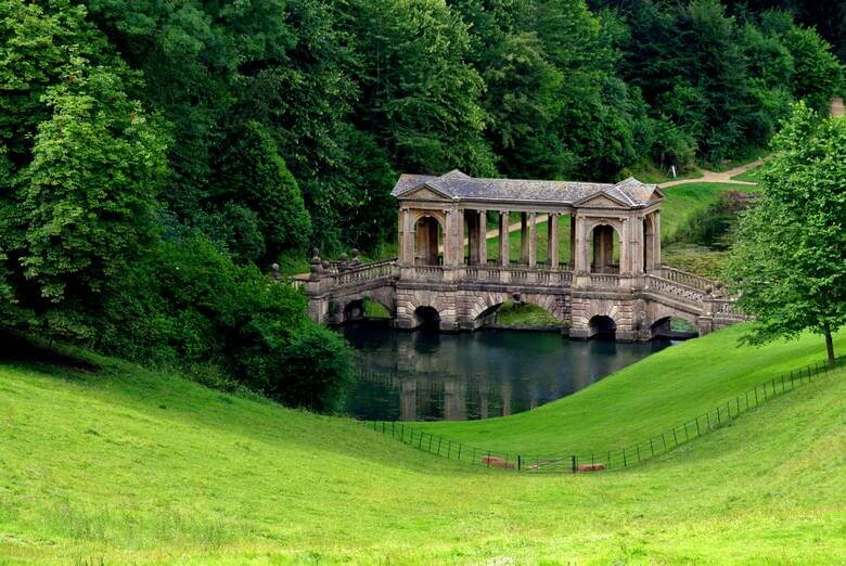 Brücke im Prior Park in Bath