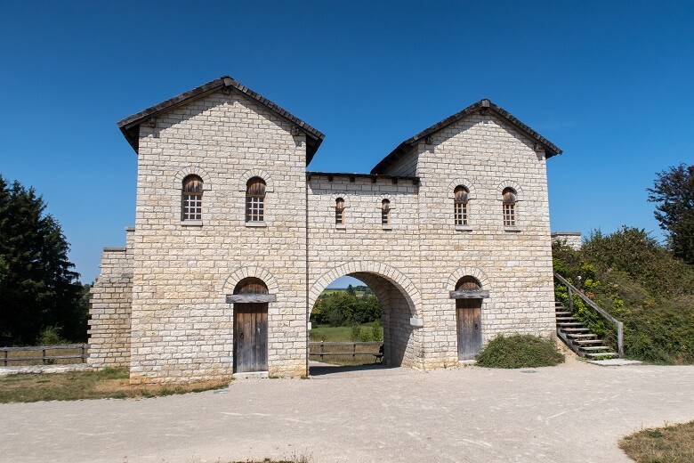 Das Gunzenhausen-Kastell ist Teil der Deutschen Limes-Straße