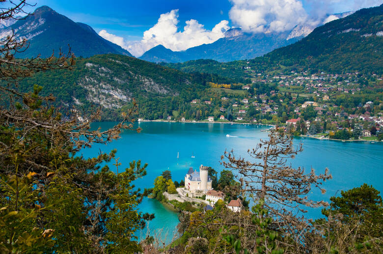 Lac d'Annecy in Frankreich