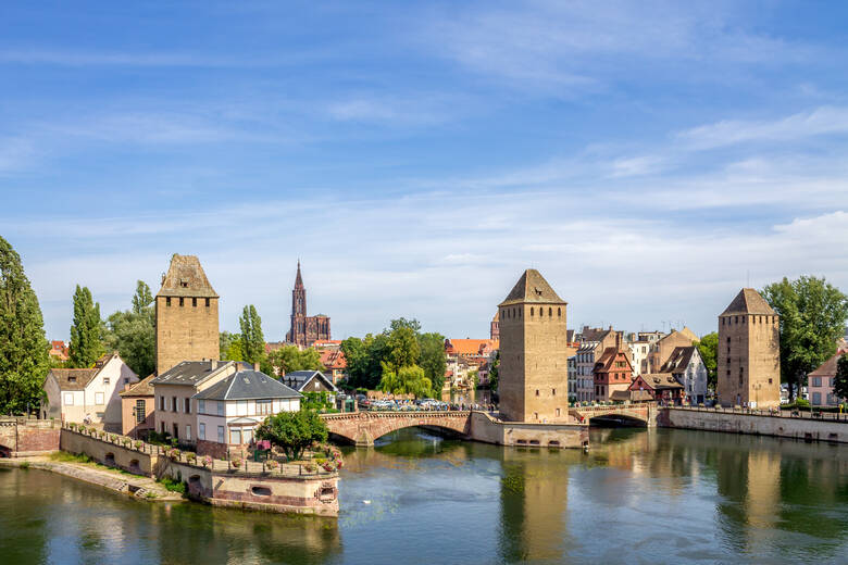 Straßburg in Frankreich mit dem Münster