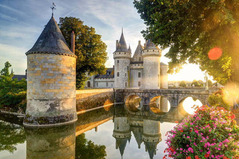 Schloss von Sully-sur-Loire in Frankreich