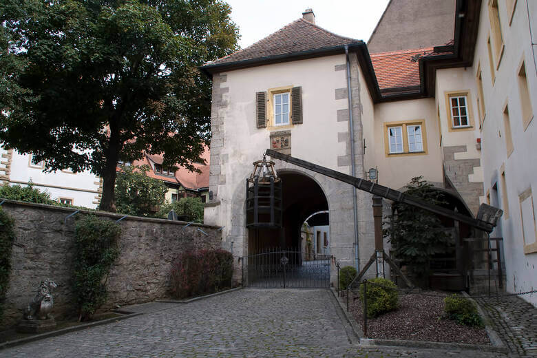 Eingang zum Kriminalmuseum Rothenburg