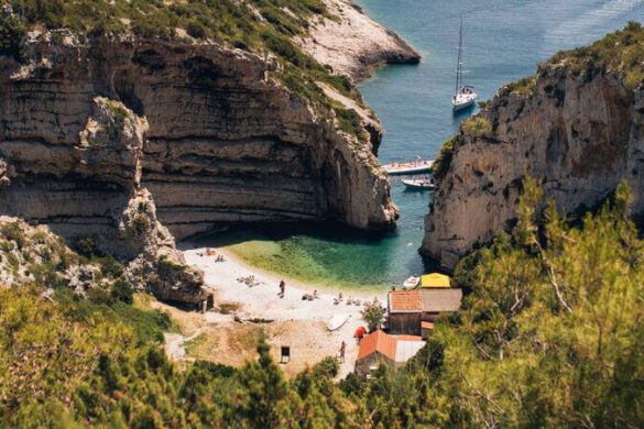 Europas schönster Strand: Stiniva in Kroatien
