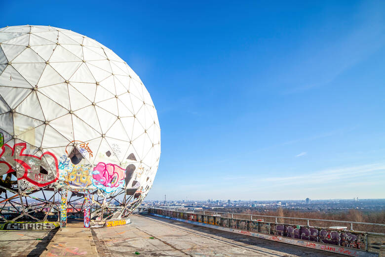 Ehemalige Abhörstation auf dem Teufelsberg in Berlin