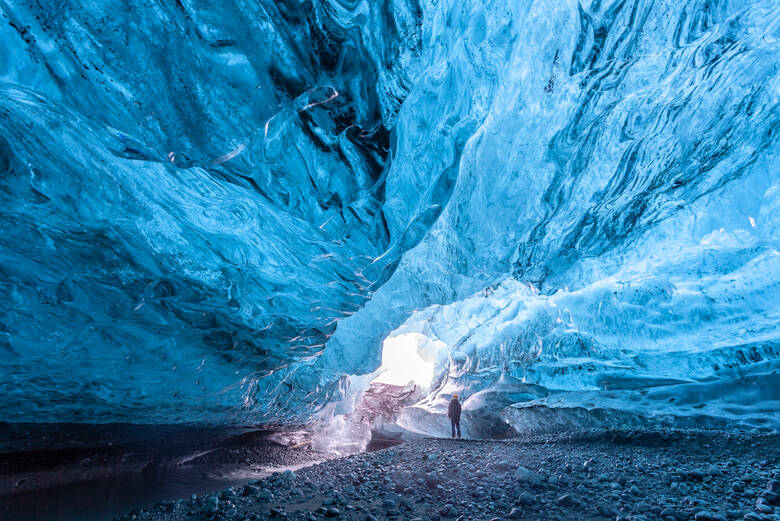 Eishöhle im Vatnajökull-Nationalpark