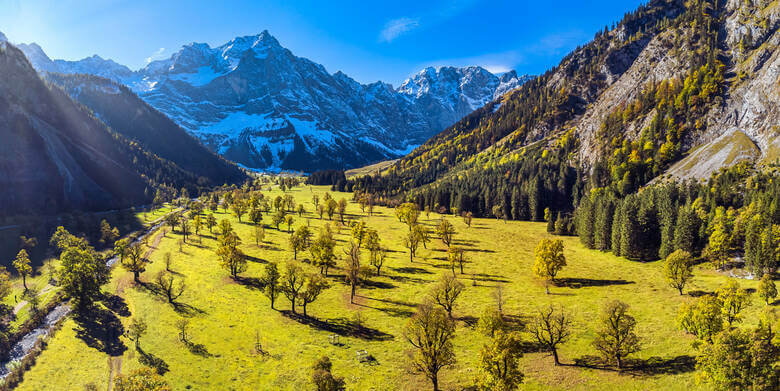 Großer Ahornboden im Herbst, Karwendelgebirge, Tirol