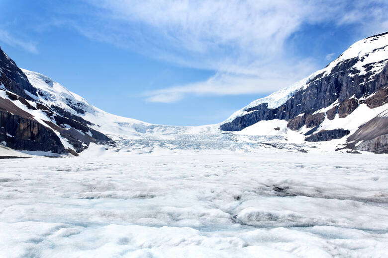 Gletscher in den Rocky Mountains in Kanada