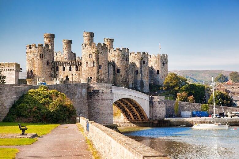 Cowny Castle in Wales