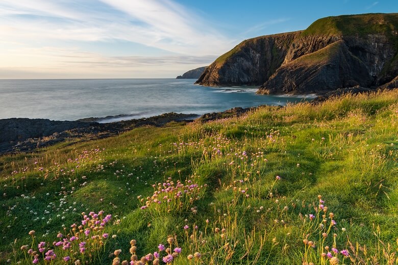 Pembrokeshire Coast Path in Wales