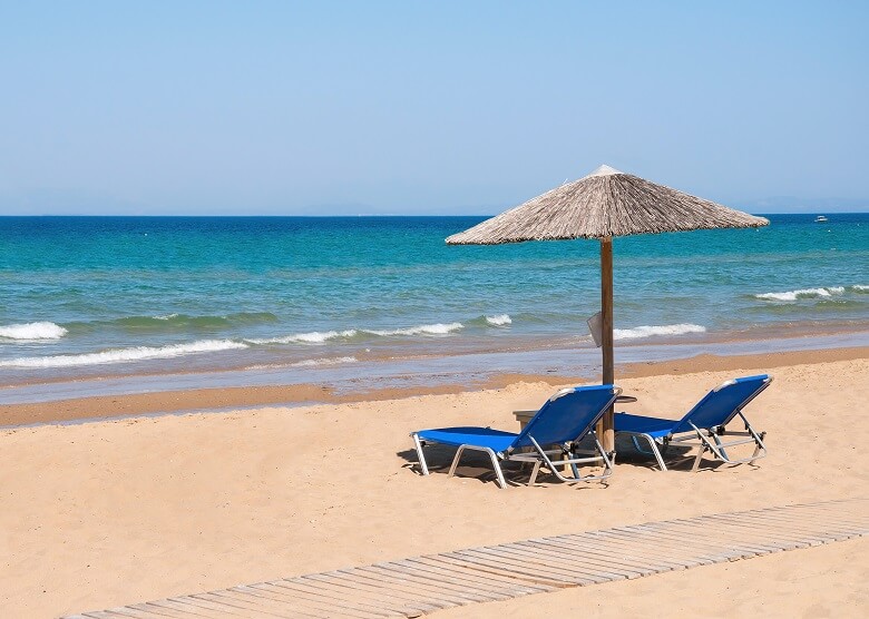 Banana Beach auf Zakynthos