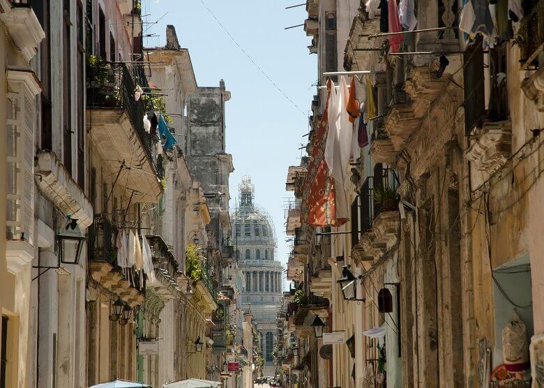Blick auf das Capitol in Havanna