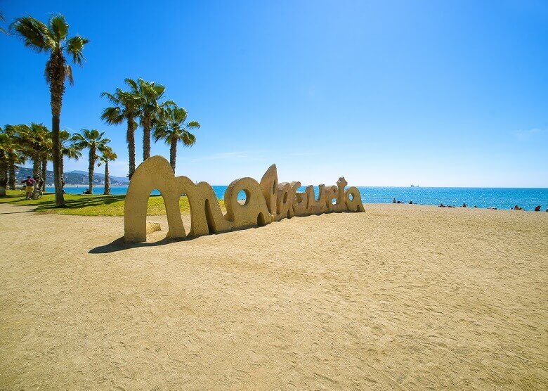Strand und Meer bei Malaga