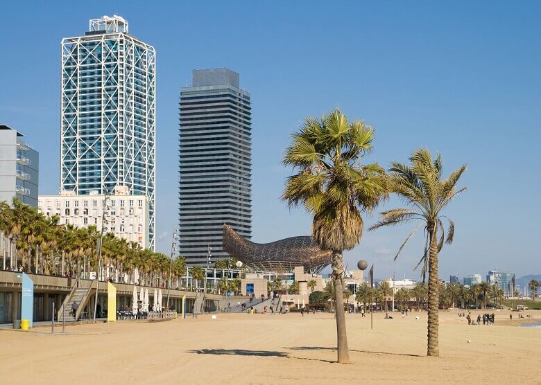 Stadtstrand von Barcelona