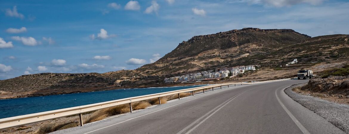 Küstenstraße auf Kreta
