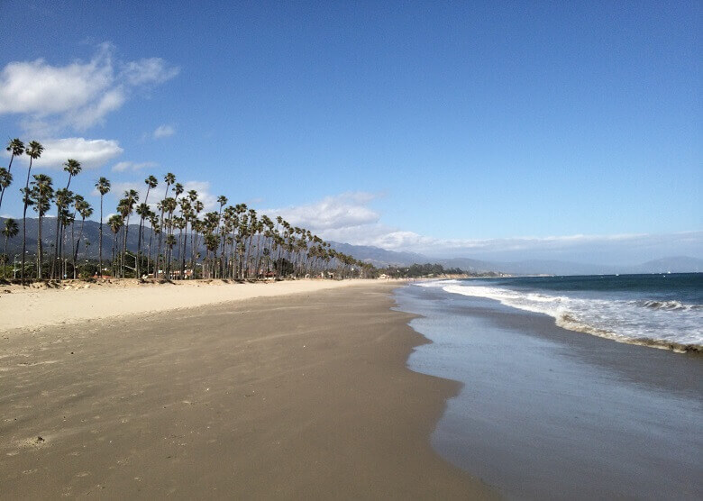 Strand von Santa Barbara