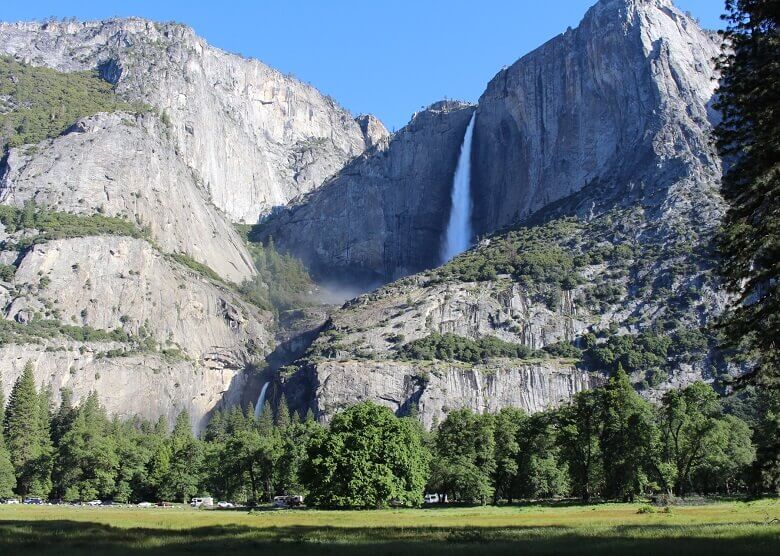 Wasserfall im Yosemite Nationalpark