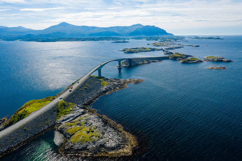 Atlantikstraße in Norwegen