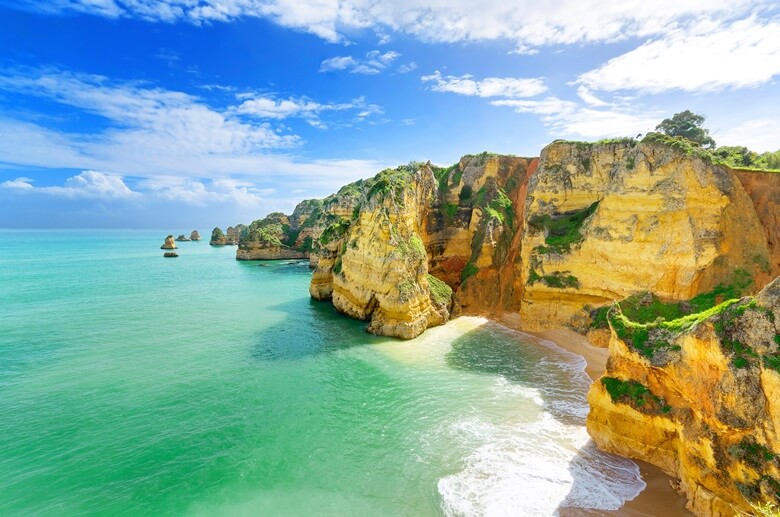 Bucht bei Lagos in Portugal