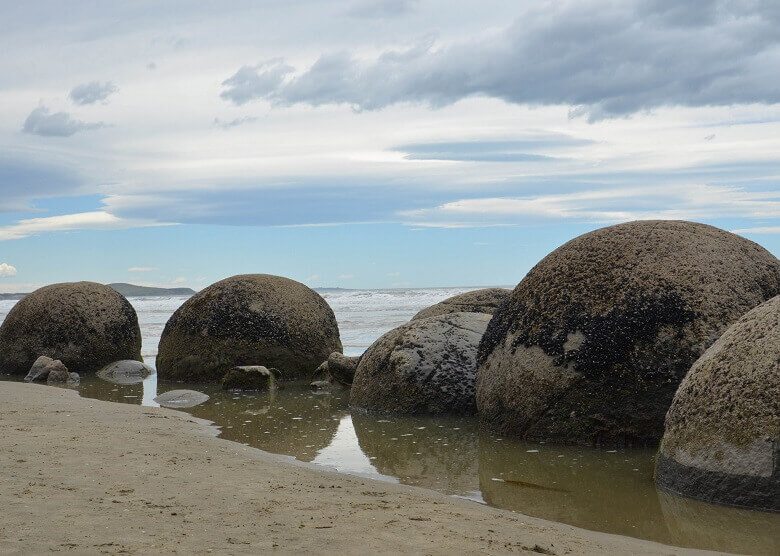 Moeraki Boulders auf der Südinsel