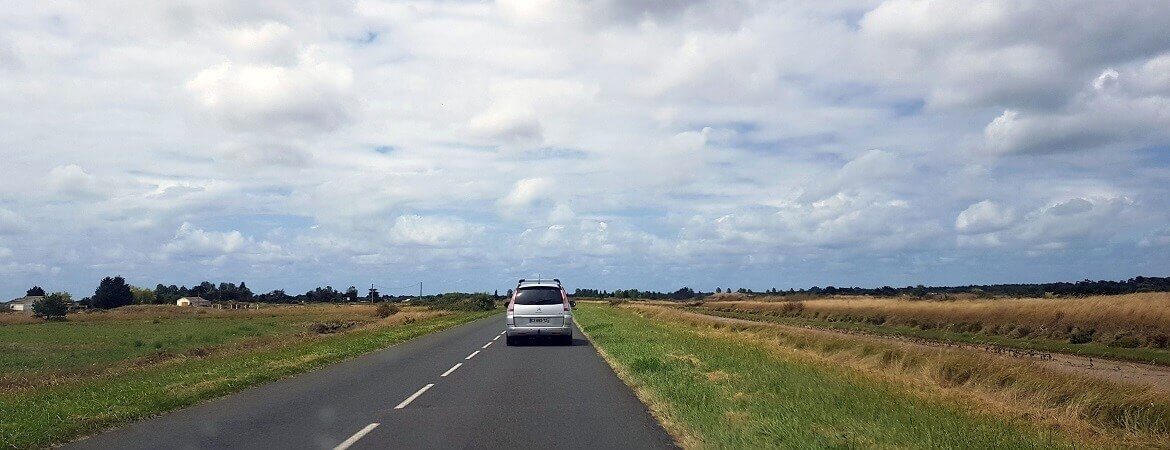 Straße in Frankreich